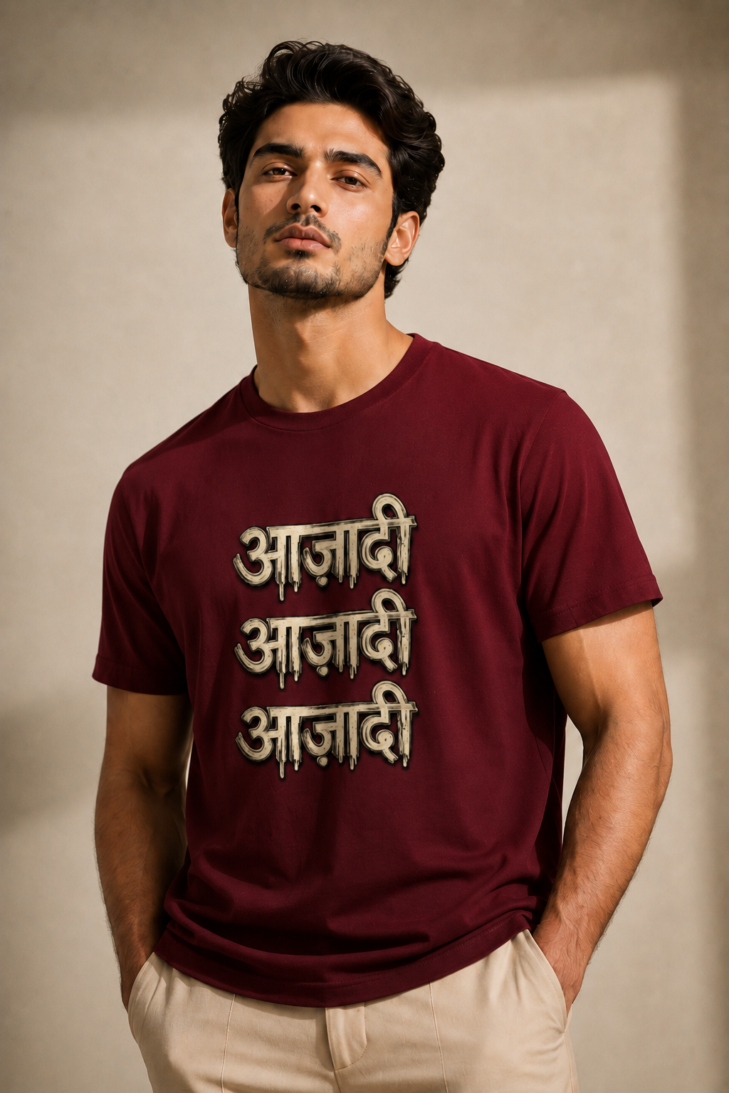 T shirt- Maroon