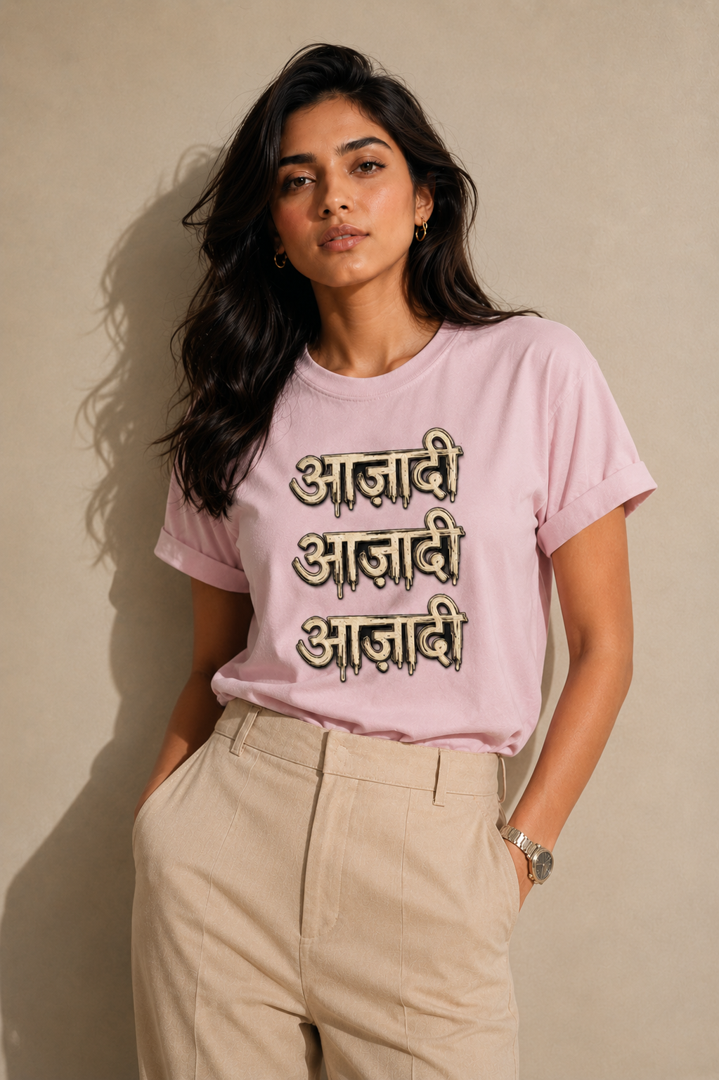 T shirt- Light Pink