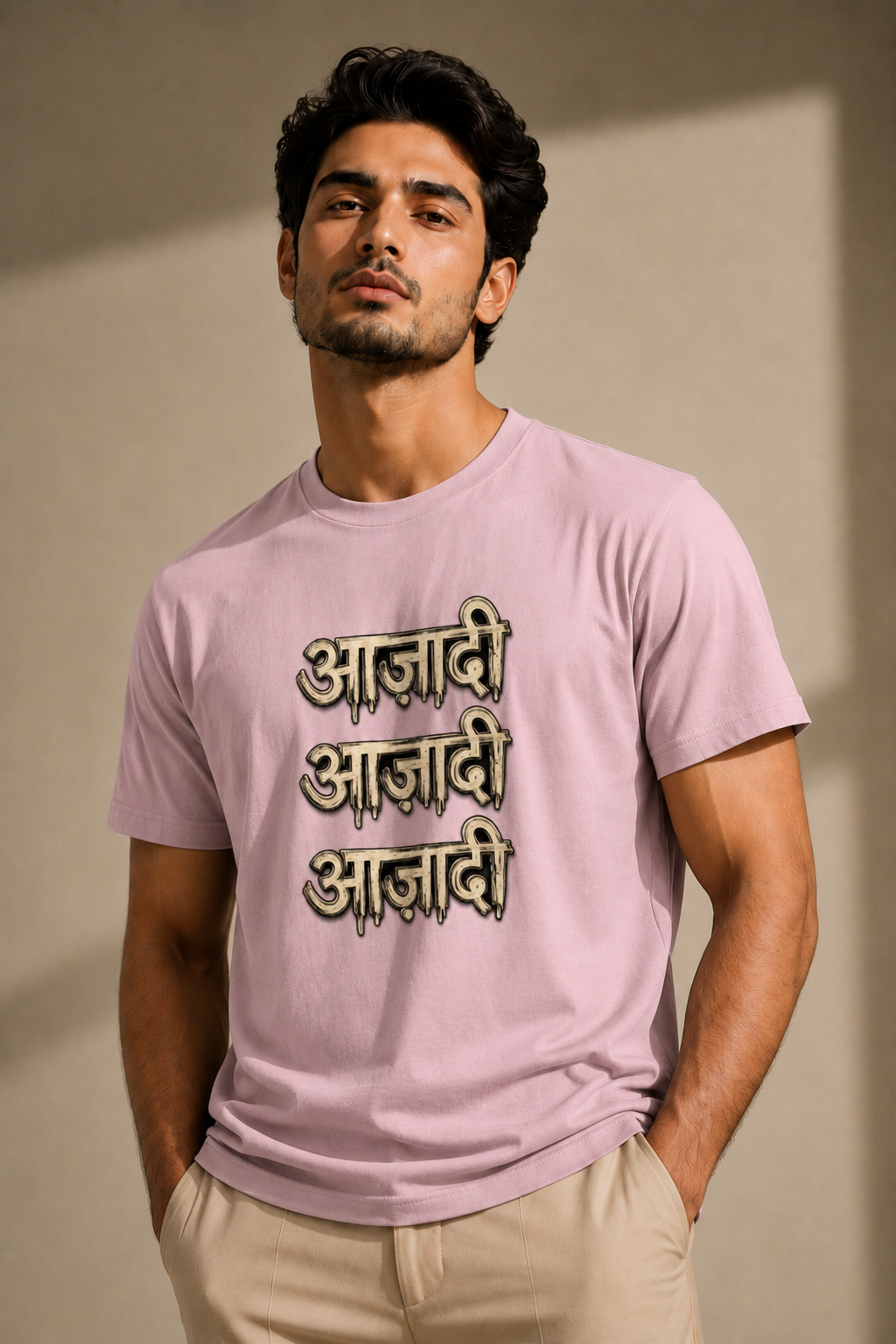 T shirt- Light Pink