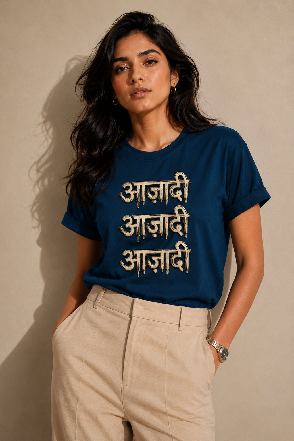 T shirt- Navy Blue