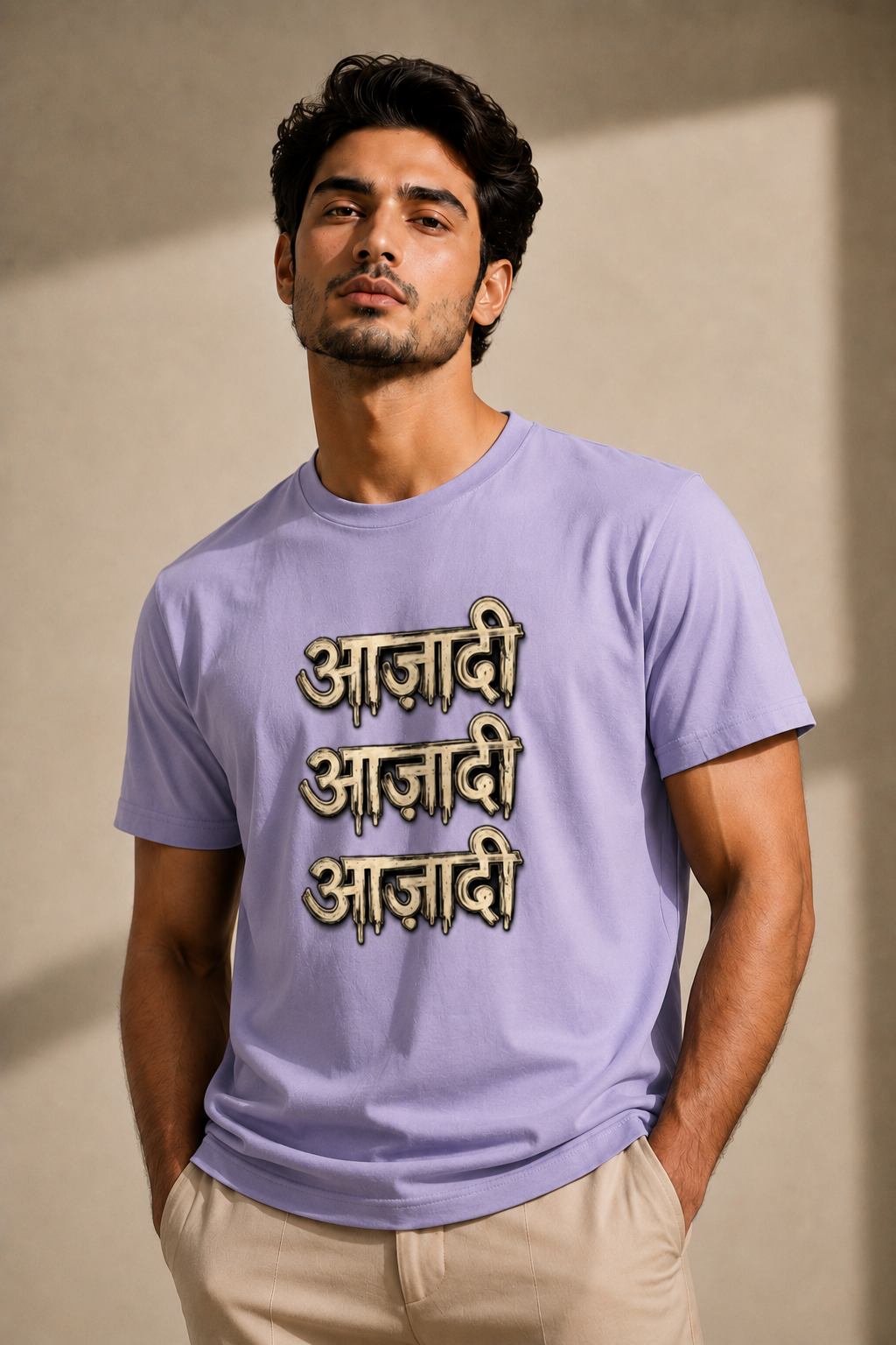 T shirt-  Lavender