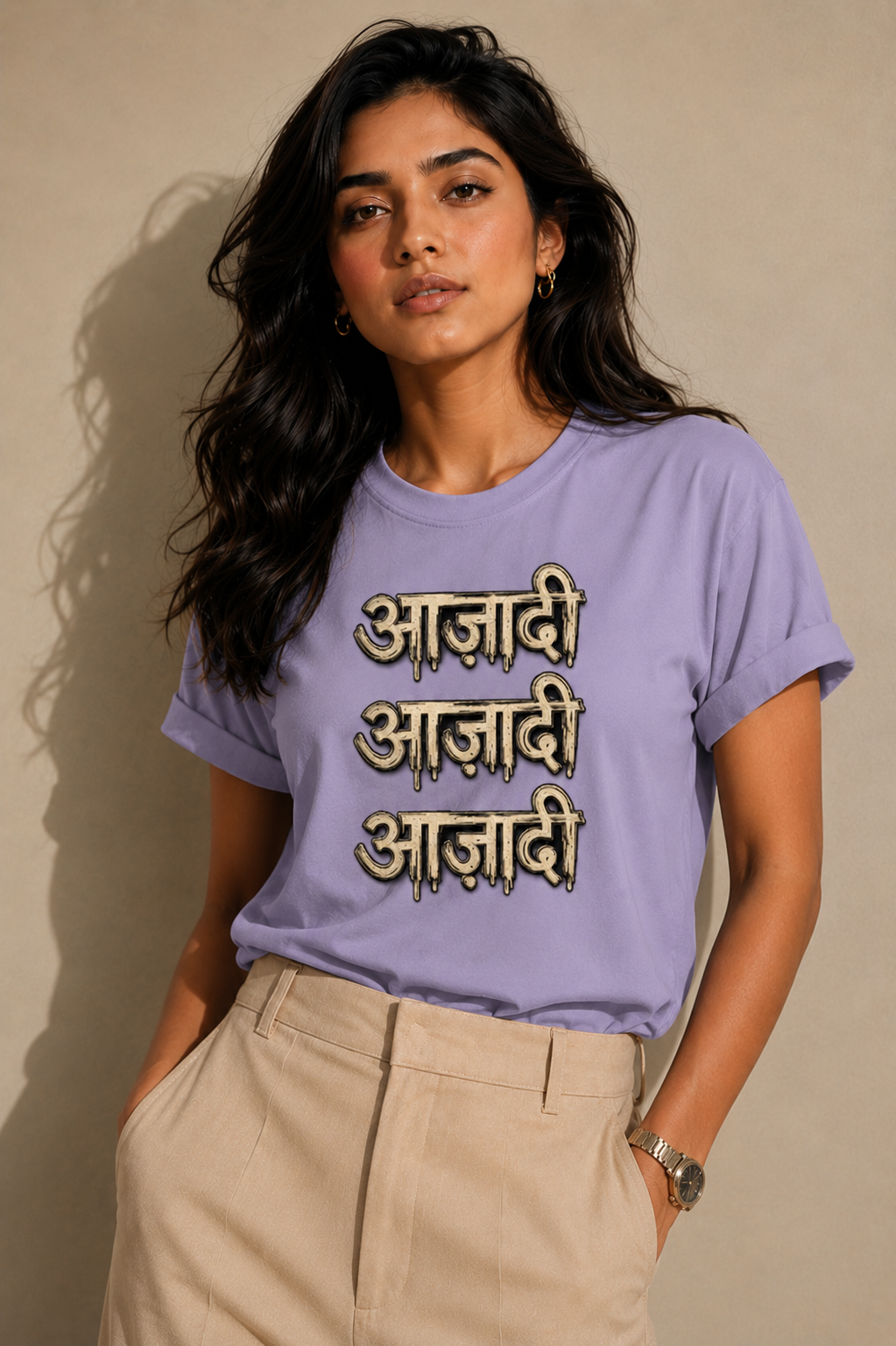 T shirt-  Lavender