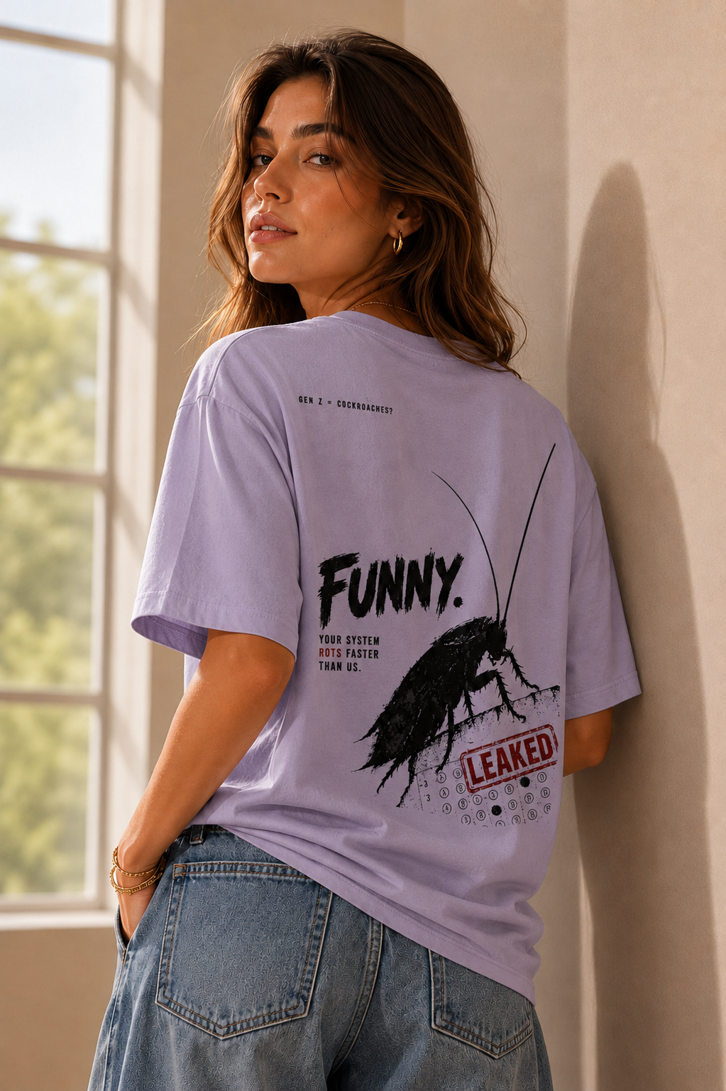 T shirt-Lavender