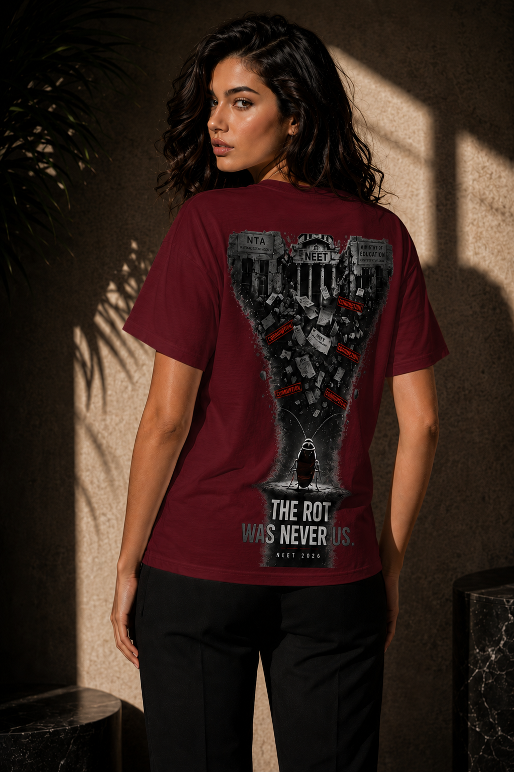 T shirt - Maroon