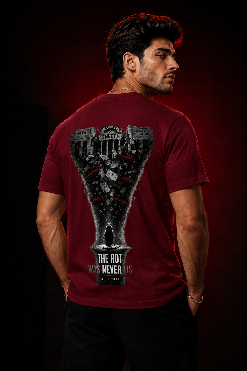 T shirt - Maroon