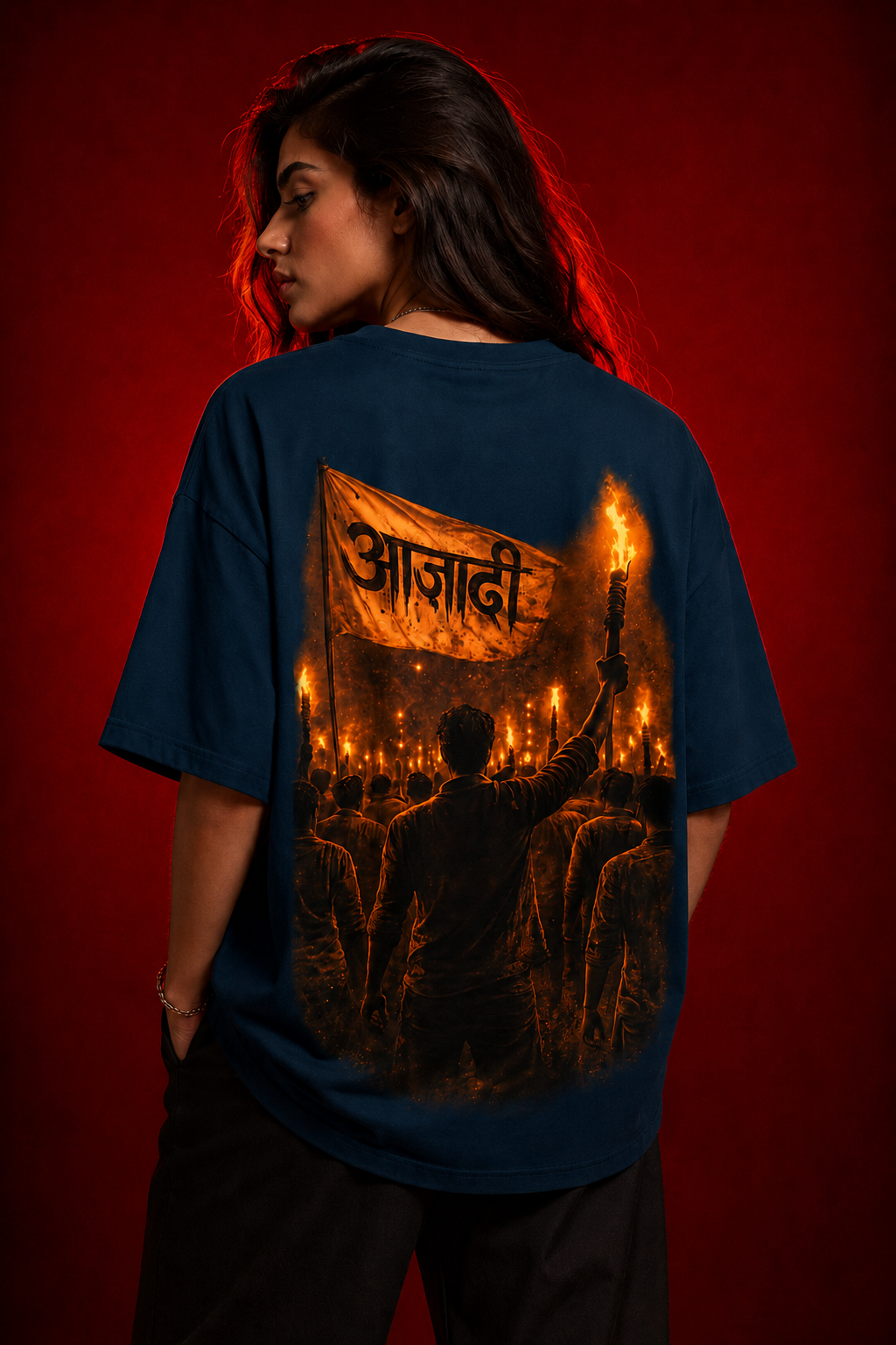 T shirt-Navy Blue