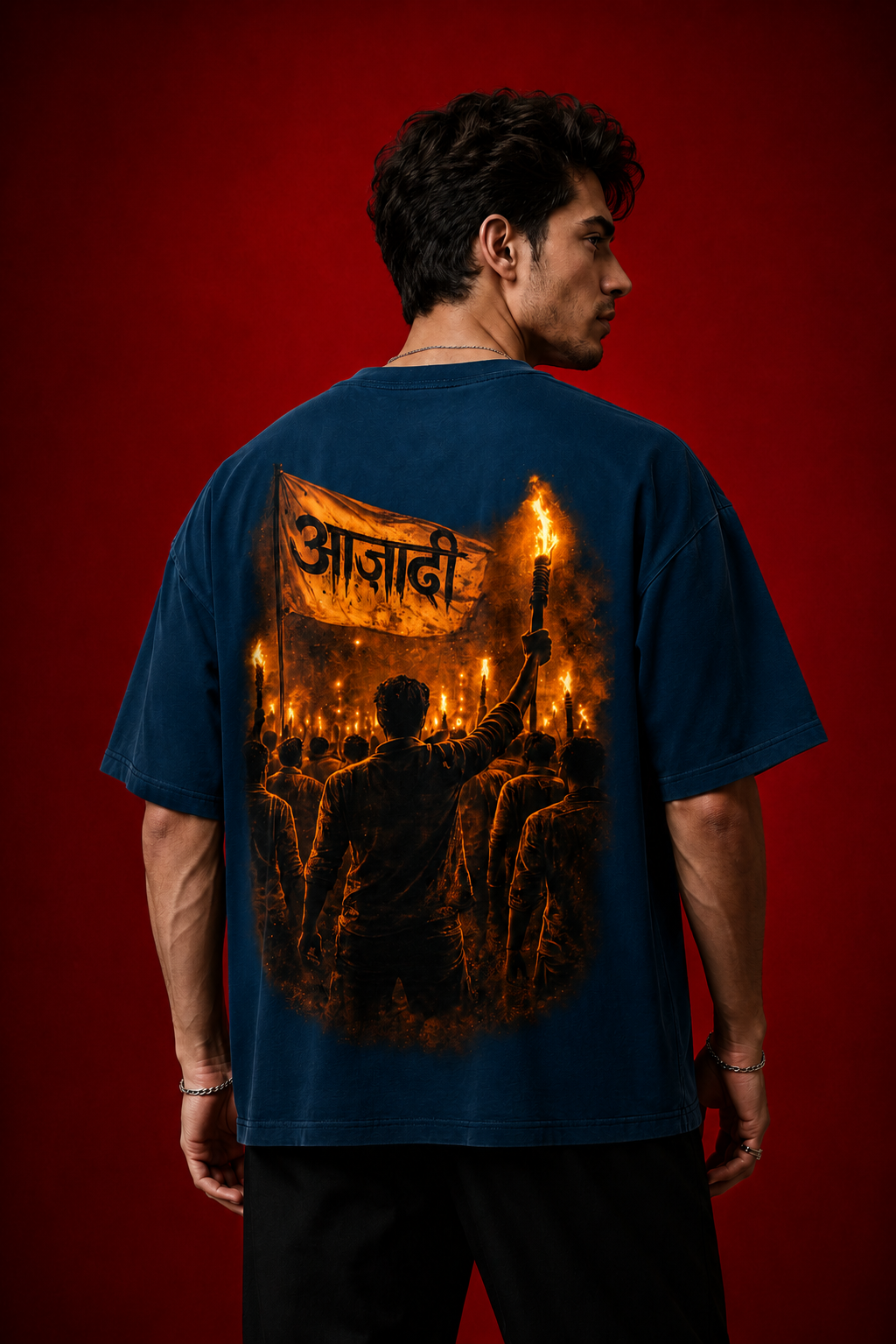 T shirt-Navy Blue